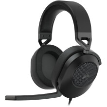 CORSAIR HS65 SURROUND Multiplatform Wired Gaming Headset - Dolby 7.1 Surround Sound - SonarWorks SoundID - iCUE Compatible - PC, Mac, PS5, PS4, Xbox,