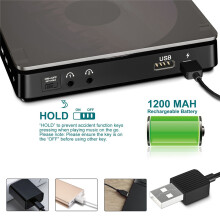 2X Portable CD Player Double Headphone Version Contact Button Reproductor CD Walkman Rechargeable Shockproof LCD Display