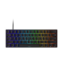 MONSGEEK FUN60 Pro Rapid Trigger Gaming Keyboard, 16K Scan Rate SP Magnetic Switch HE Keyboard Wired keyboard 60% Black Shine-Through (Glare Magnetic
