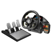 Turtle Beach VelocityOne Race Wheel and Pedal System with Force Feedback, Magnetic Paddle Shifters and Hall Effect Sensors for Xbox Series X or S, Xb