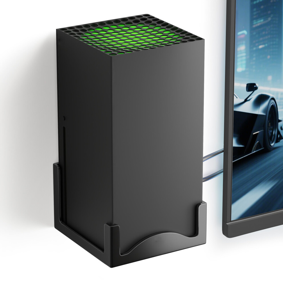 Wall Mount For Xbox Series X Â Metal Console Holder With Ventilated Base And Silicone Protection Â Secure And Space-Saving Wall Bracket For Xbox S 5007578743822