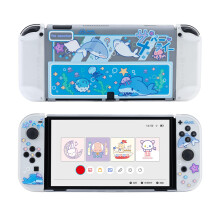 GeekShare Protective Case Slim Cover Case Compatible with Nintendo Switch OLED Console and Joy Con, Shock-Absorption and Anti-Scratch Cover Skin for