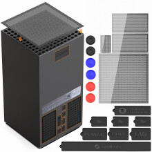 Dust Cover for Xbox Series X Game Console-8 Silicone Dust Plugs and 4 PVC Dust Filters,Dust Protector Vent Cover Dustproof Case for Xbox Series X Acc