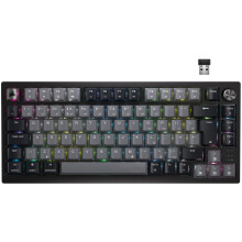 Corsair K65 PLUS WIRELESS 75% RGB Mechanical Gaming Keyboard – Pre-Lubricated MLX Red Linear Switches – PBT Dye-Sub Keycaps – iCUE Compatible