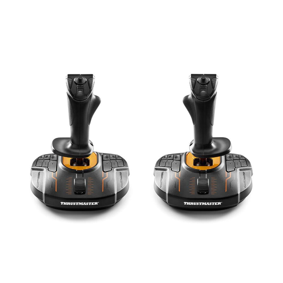 Thrustmaster T.16000m Space Sim Duo Stick - Dual Ambidextrous Joysticks With H.e.a.r.t Halleffect Accurate Technology For Pc
