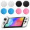 Replacement Button Caps for Switch Joycon, 8PCS Thumbsticks Protector Covers for Switch/Lite Silicone Protective Accessories for Joystick 3D Grips Ca 1