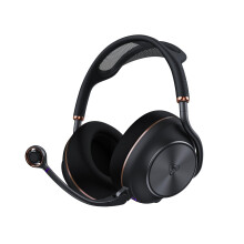 Turtle Beach Stealth Pro II Black Premium Wireless Gaming Headset for PC, PS5 and PS4 - Certified Hi-Res Wireless Audio, Active Noise Cancellation, C