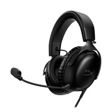 HyperX 727A8AA Cloud III – Wired Gaming Headset, PC, PS5, Xbox Series X|S, Angled 53mm Drivers, DTS, Memory Foam, Durable Frame, Ultra-Clear 10mm Mi