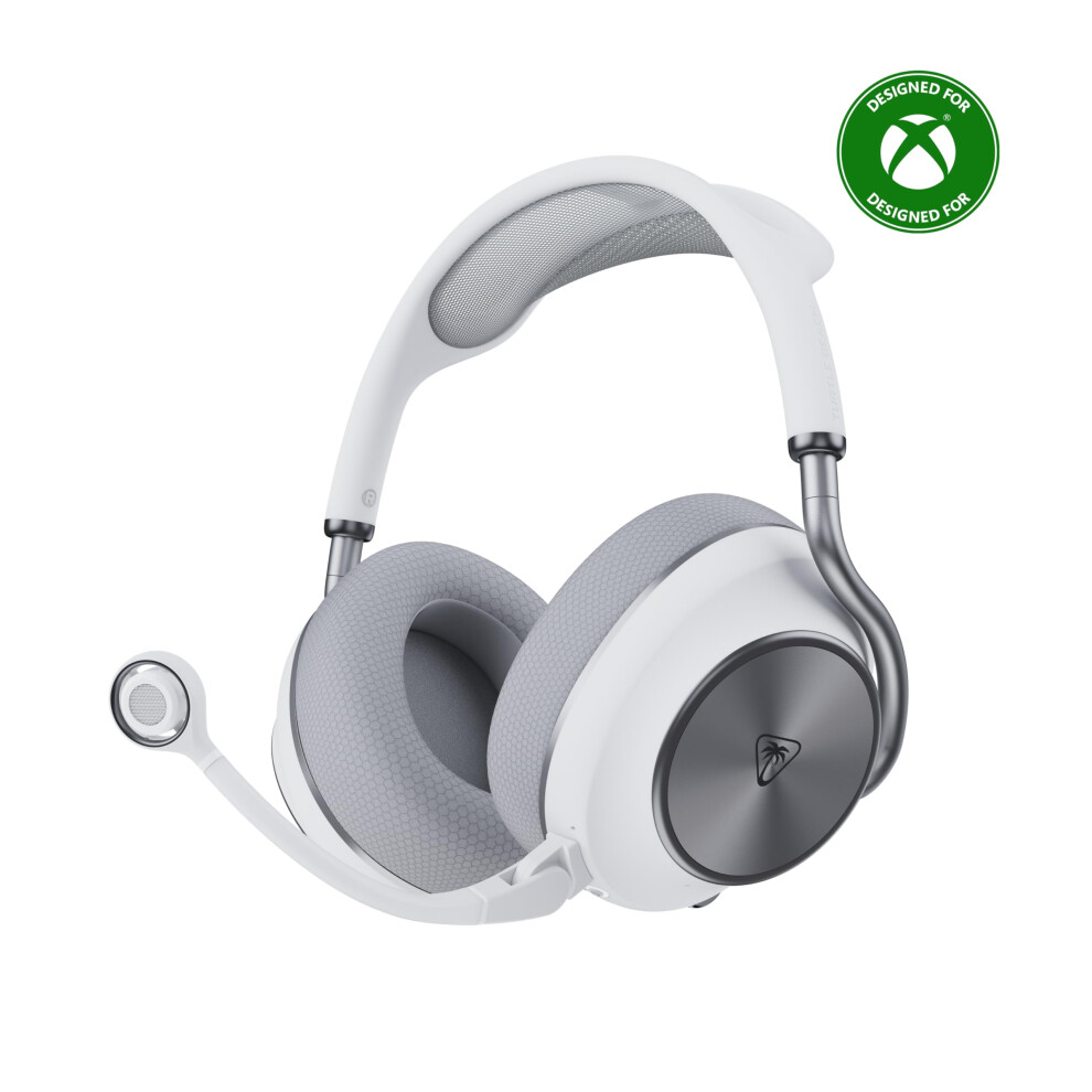 Turtle Beach Stealth Pro Ii Premium Wireless Gaming Headset For Xbox Series X Or S, Ps5 And Pc - Dolby Atmos Spatial Audio, Active Noise Cancel White