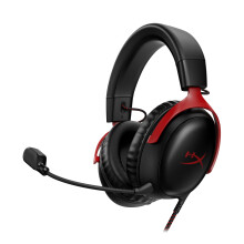 HyperX Cloud III – Wired Gaming Headset, PC, PS5, Xbox Series X|S, Angled 53mm Drivers, DTS, Memory Foam, Durable Frame, Ultra-Clear 10mm Mic, USB-C