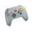 8BitDo 64 Bluetooth Controller for Analogue 3D, Switch, Switch 2, Windows, and Android (Grey) 1