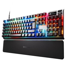 SteelSeries Apex Pro Gen 3 - Gaming Keyboard - Hall Effect Switches; OmniPoint 3.0 - Adjustable Actuation - Game-Ready Presets - Rapid Trigger, Prote