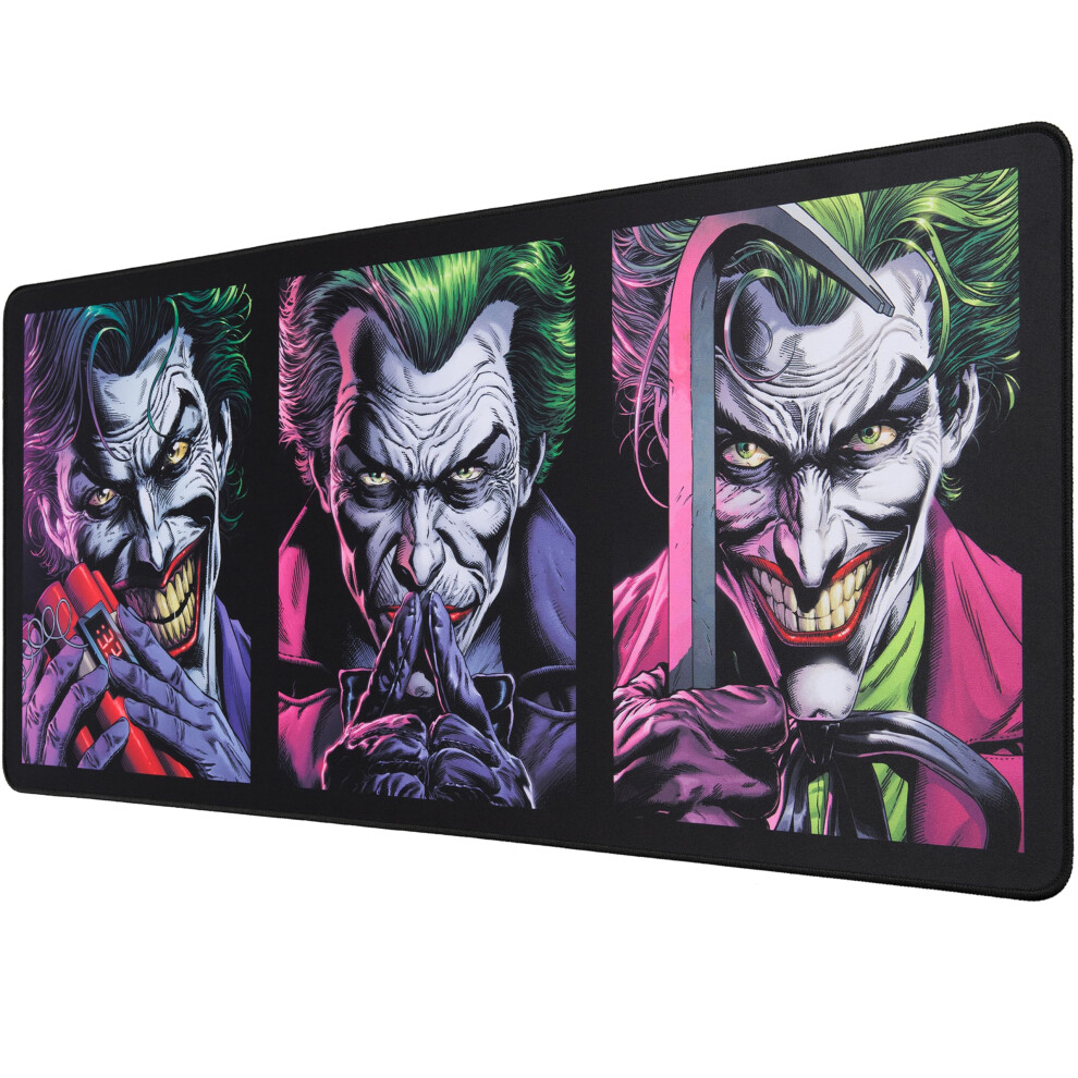 Subsonic-Dc Comics Joker - Xxl Mouse Pad 90 Mm X 40 Mm - Officially Licensed Joker Gaming Desk Mat As A Gift 5004417680652