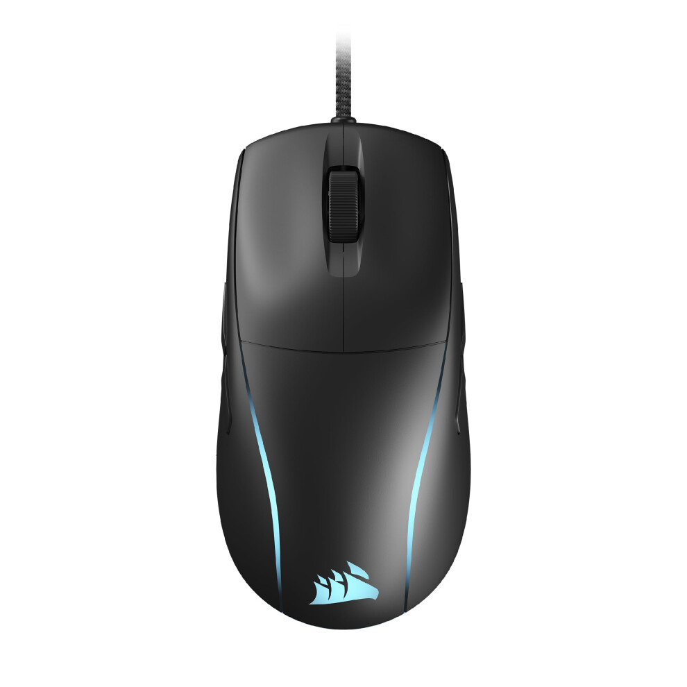Corsair M75 Wired Rgb Lightweight Fps Gaming Mouse – 26,000 Dpi – Swappable Side Buttons – Pc – Black