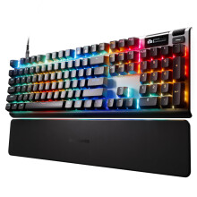 SteelSeries Apex Pro Gen 3 - Gaming Keyboard - Hall Effect Switches; OmniPoint 3.0 - Adjustable Actuation - Game-Ready Presets - Rapid Trigger, Prote