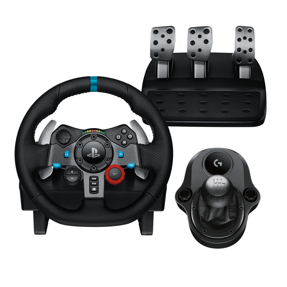 Logitech G G29 Se Driving Force Racing Wheel And Pedals, Force Feedback, Real Leather Driving Force Shifter - Sim Steering Wheel, Pedals, Gear Stick 5001606086660