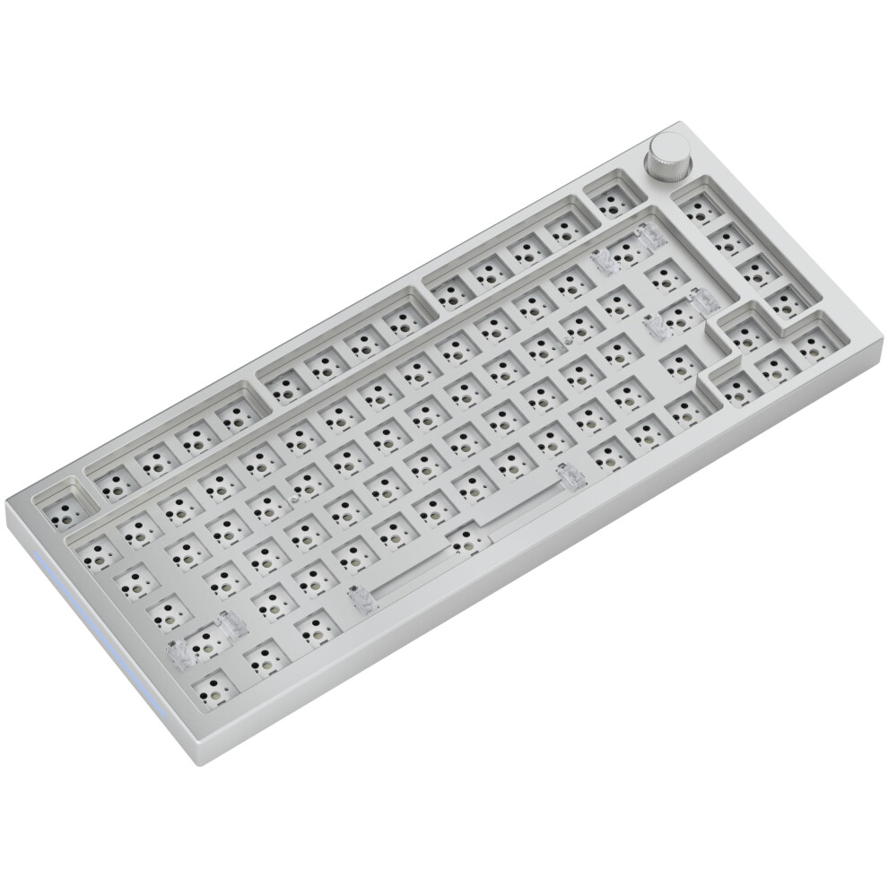 Glorious Pc Gaming Race Gmmk Pro Ice 75% Tkl Tastatur - Barebone, Ansi-Layout, Silber White 5001995149540
