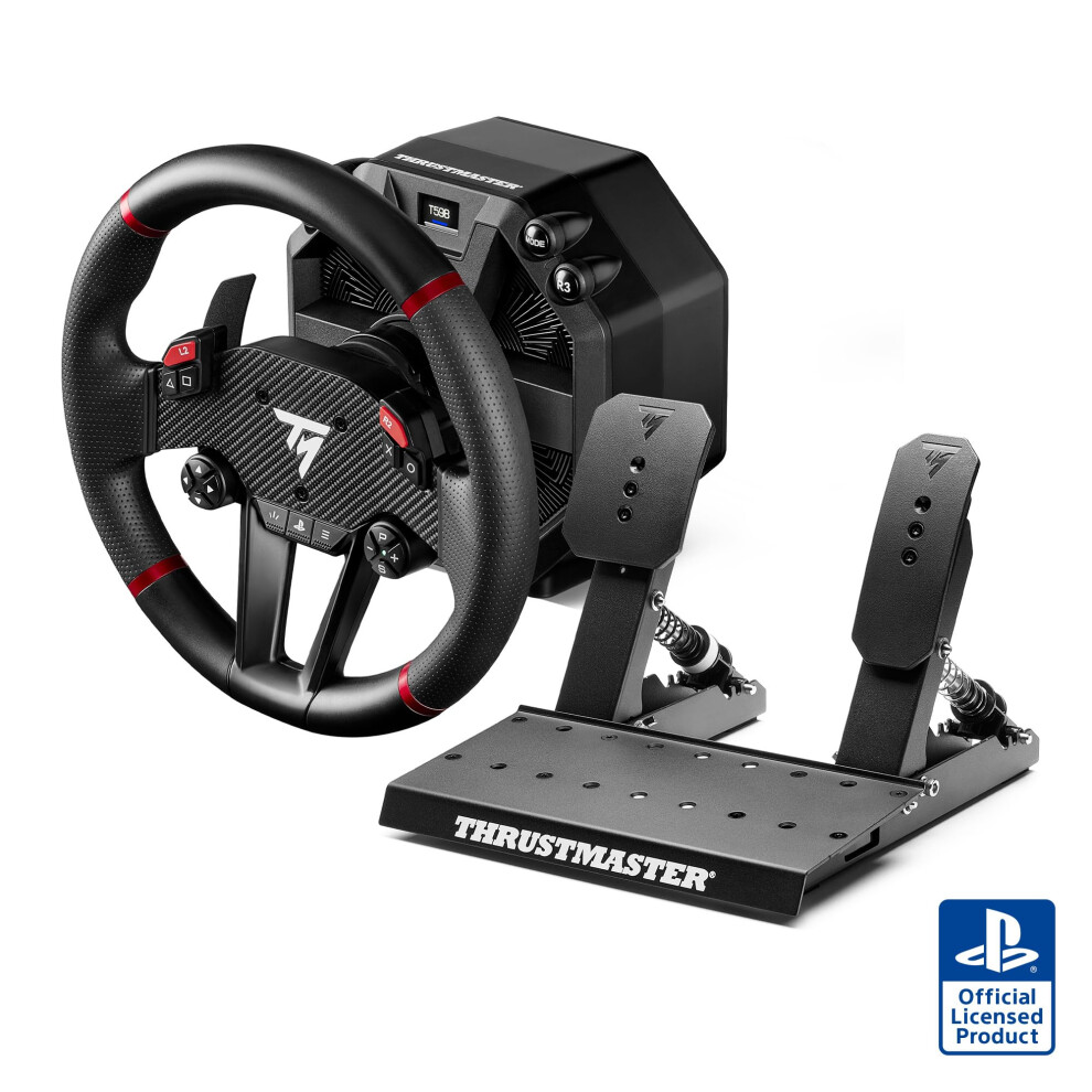 Thrustmaster T598 Direct Axial Drive Racing Wheel – Next-Gen Force Feedback For Ps5, Ps4 & Pc – High-Fidelity Direct Drive Wheel & Pedal Set – O