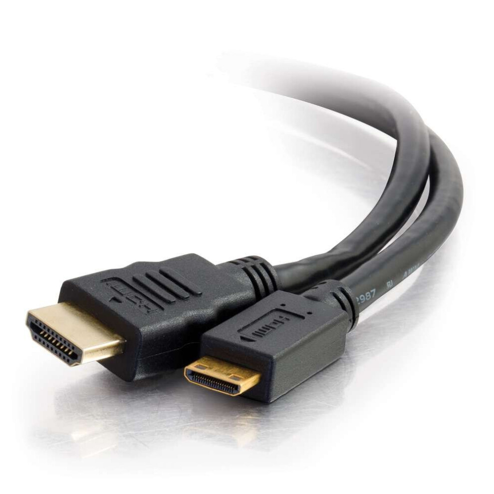C2g 10Ft (3M) High Speed Hdmi To Mini Hdmi Cable With Ethernet - 4K 60Hz Hdmi 2.0 Plated Gold 5008344265494