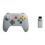 8BitDo 64 2.4G Wireless Controller for Original N64 Console, Analogue 3D, and Windows (Grey) 1