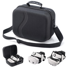 Large Carrying Case for Meta Quest 3S/Quest 3, Hard Shell Travel Case Compatible with BOBOVR S3 Pro/KIWI Design Battery Head Strap, Quest 3S/3 Contro