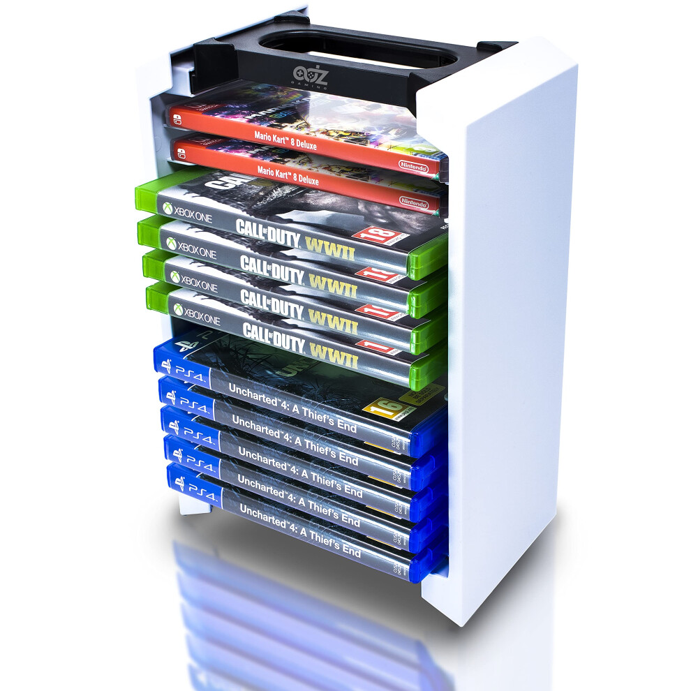 Game Storage Tower Â Universal Games Storage Tower Â Stores 12 Game Or Blu-Ray Disks Â Game Tower Rack For Ps4, Ps5, Xbox One, Xbox Series X/S, 5007274060674