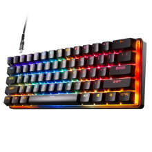 SteelSeries Apex Pro Mini - HyperMagnetic Gaming Keyboard - World’s Fastest Keyboard - Adjustable Actuation - Compact 60% Form Factor - RGB – PBT - Refurbished