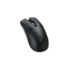 ASUS TUF Gaming M4 Wireless Gaming Mouse, dual wireless modes, Bluetooth/RF 2.4 GHz, 12,000 DPI Optical Sensor, 6 Programmable Buttons, PBT top cover