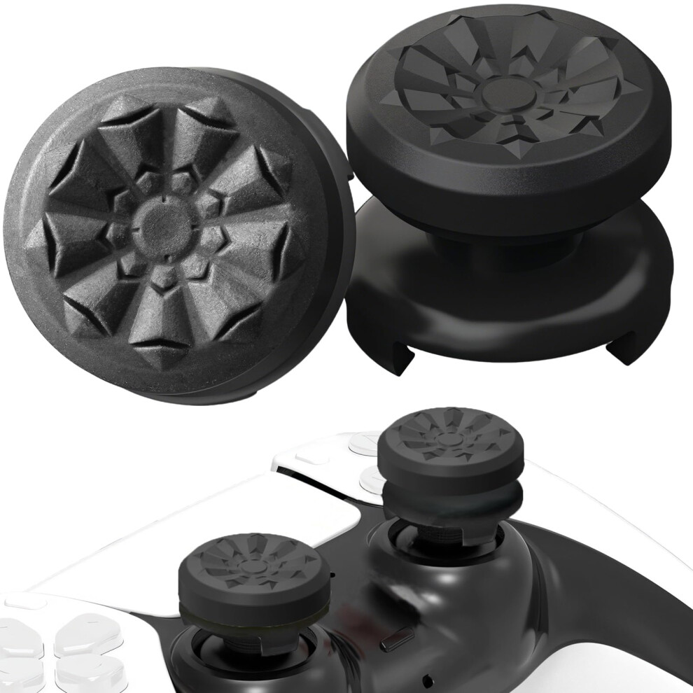 Teuvo Thumb Grips For Ps4 & Ps5 Controller, 2Pcs Ps5 Controller Thumb Grips Silicone Joystick Grips Thumbstick Caps Controller Accessories, Increased 5004472095323
