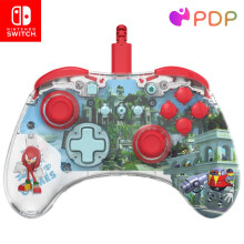 PDP REALMz Wired LED Light-up Pro Controller: Knuckles For Nintendo Switch & Nintendo Switch - OLED Model