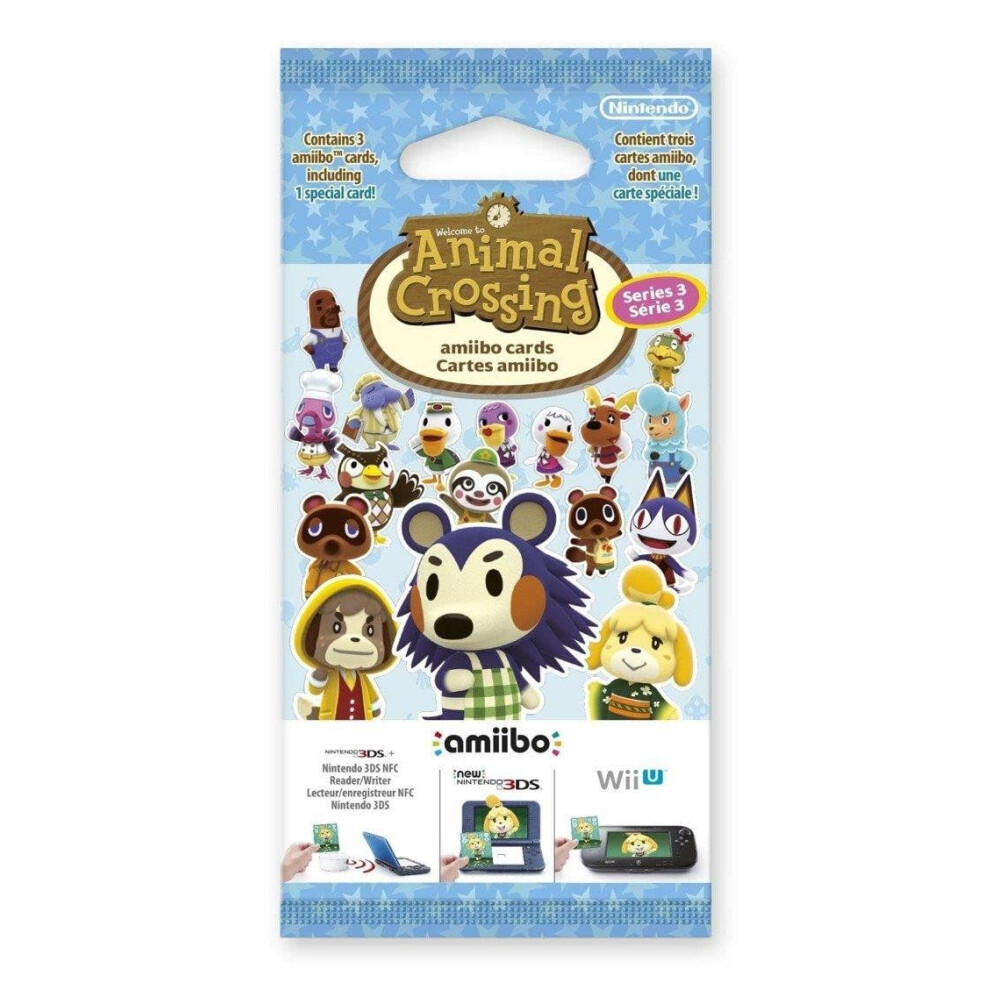 Nintendo Animal Crossing: Happy Home Designer Amiibo Cards Pack - Series 3 3Ds