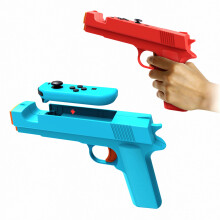 Game Gun for Switch/Switch OLED Controller[2 Pack],Switch Pistol Motion Controller Hand Grip Shooting Games Wolfenstein 2:The New Colossus-for Ninten