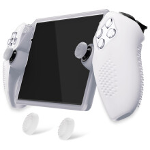 PlayVital Design for PS Portal Silicone Protective Case with Thumb Grips – Enhanced Grip Comfort | Anti-Slip 3D Studded Design | Full Protection Cle