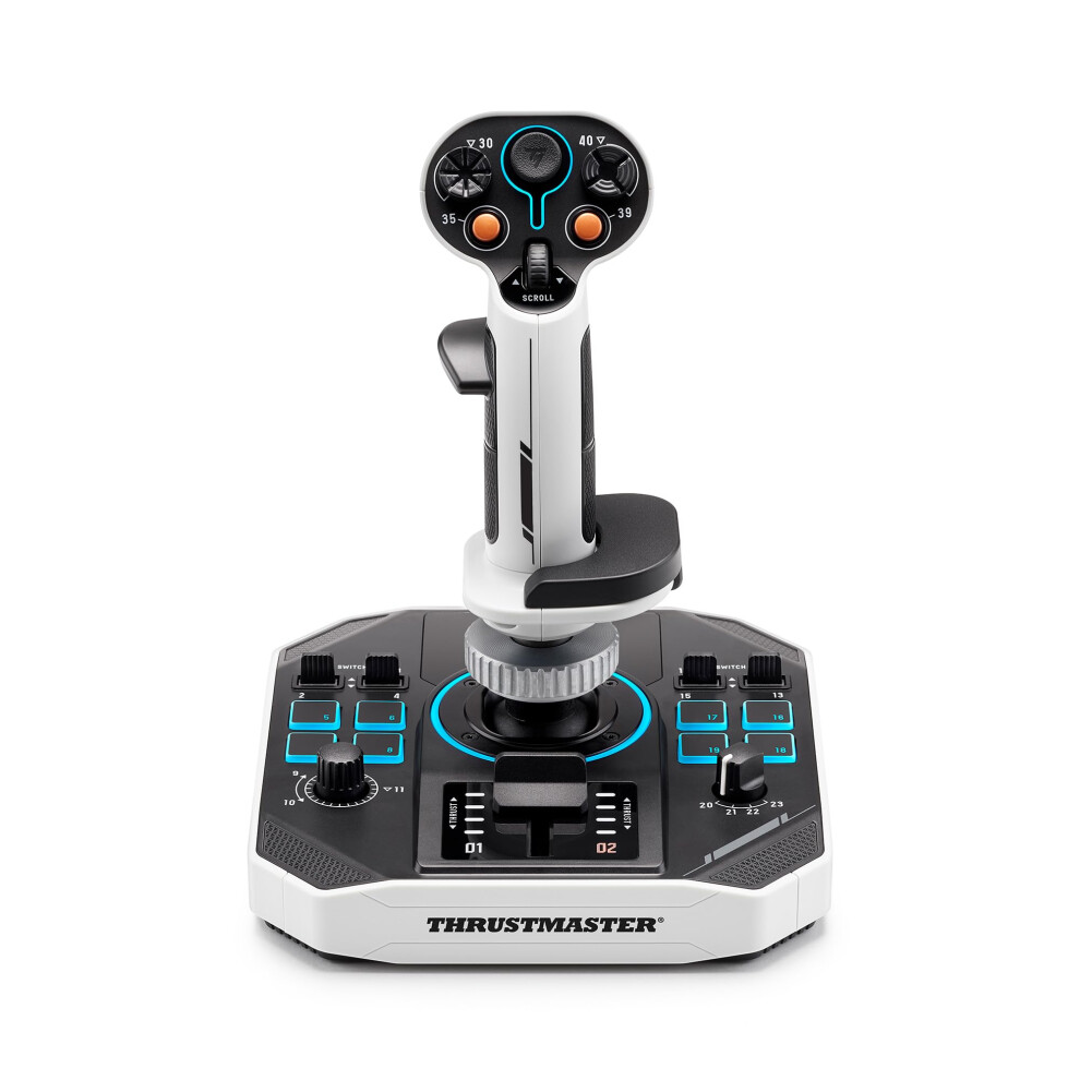 Thrustmaster Sol-R 1 Flightstick – Space Simulation Joystick For Pc – Magnetic Precision (H.e.a.r.t), 21 Action Buttons & Ambidextrous Ergonomic D