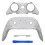 eXtremeRate Top Bottom Decorative Trim Shell Compatible with ps5 Edge Controller DIY Replacement Front Back Clip Shell, Custom Clear Black Plates Cov 1