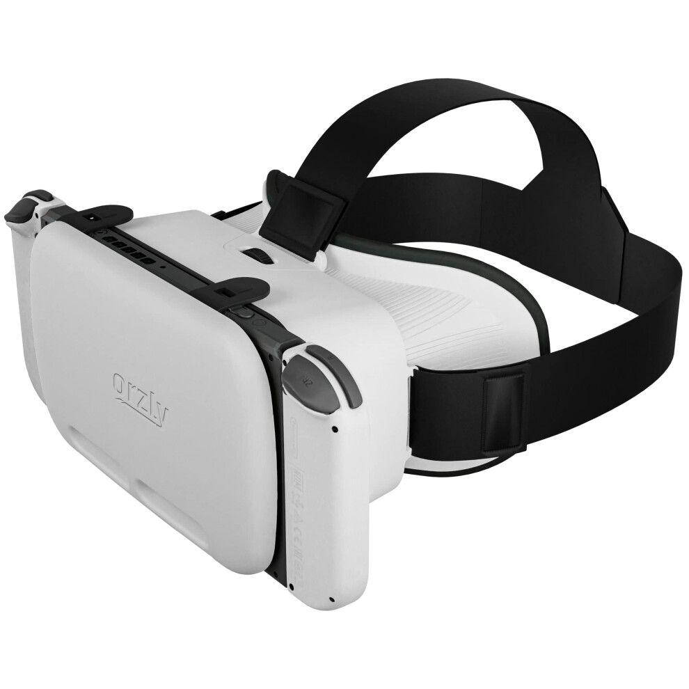 Orzly Vr Headset Designed For Nintendo Switch & Switch Oled Console With Adjustable Lens For A Virtual Reality Gaming Experience And For Labo Vr - Wh 5001155302662