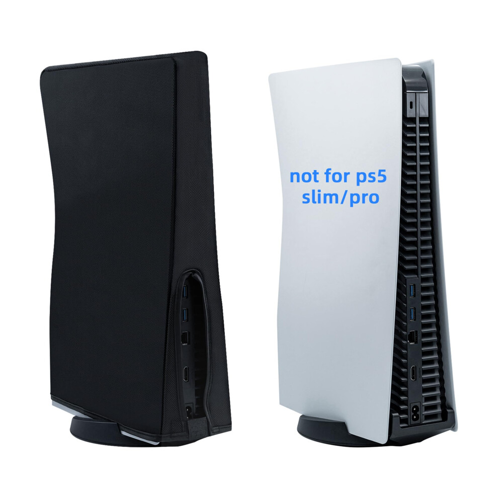 Mcbazel Ps5 Dust Cover, Waterproof Protective Cover Sleeve For Ps5 Digital Edition/Ultra Hd Consoles-(Not For Ps5 Slim/Pro) Black 5009033641612