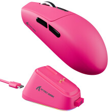 ATTACK SHARK G3PRO Wireless Gaming Mouse with Magnetic Charging Dock, PixArt PAW3311 Sensor, Up to 25000 DPI, BT/2.4Ghz/Wired, 100M Clicks, 500mAh, 5
