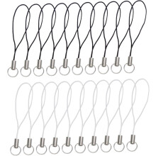 Sormusteline Tyylikäs metallinen solkipuhelinsormus turvapidikkeille Lanyard Charms Puhelinhihna Tarvike kameralaukkuun Puhelimen rannenauha