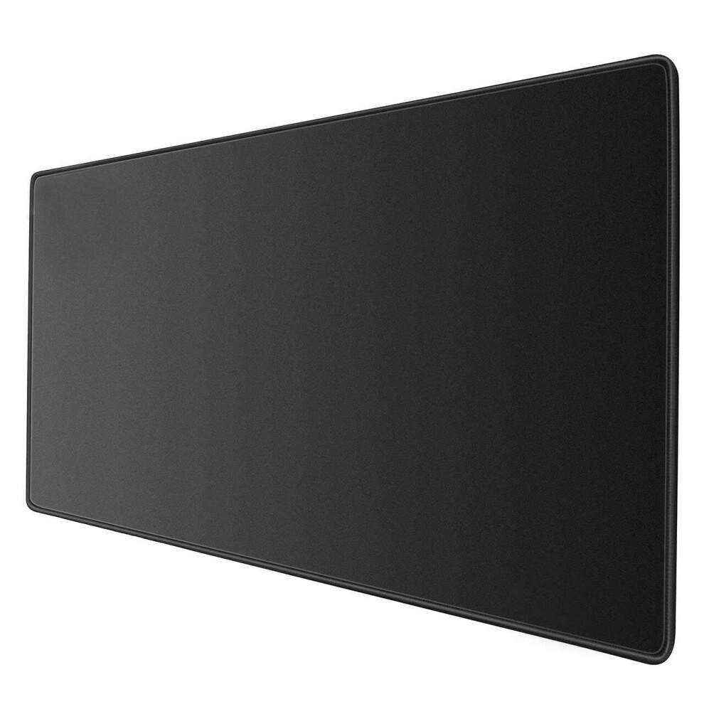 Jialong Large Mouse Mat Gaming Mouse Pad Xxl Comfortable Textured Micro-Weave Cloth Surface For Laptop, Computer Pc - 900X400mm Black 5002396911132