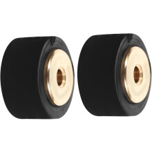 Ergonomic Design 2pcs Pinch Roller for Cassette Audio Equipment Repair 13mm Pulley