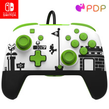 PDP Switch Rematch Wired controller SUPER MARIO Officially Licensed by Nintendo - Customizable buttons, sticks, triggers, and paddles - Ergonomic Con