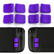 playvital MIX Version Back Button Enhancement Set for Steam Deck LCD, Grip Improvement Button Protection Kit for Steam Deck OLED - Streamlined & Stud