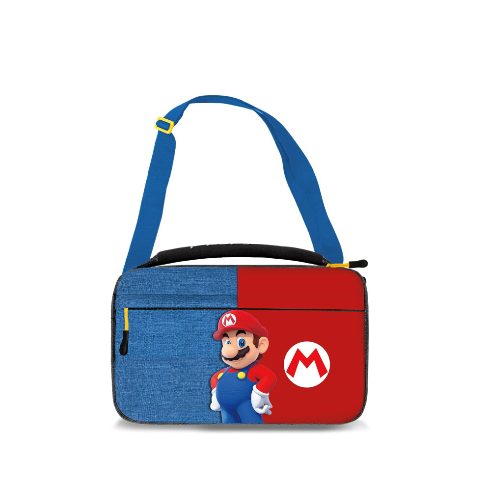 Pdp Gaming Officially Licensed Switch Commuter Case - Mario - Semi-Hardshell Protection - Protective Pu Leather - Holds 14 Games And Console - Works 5006801988252