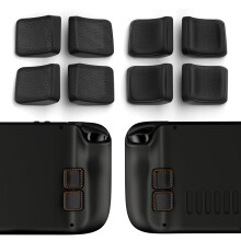 playvital MIX Version Back Button Enhancement Set for Steam Deck LCD, Grip Improvement Button Protection Kit for Steam Deck OLED - Streamlined & Stud