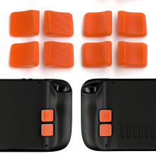 playvital MIX Version Back Button Enhancement Set for Steam Deck LCD, Grip Improvement Button Protection Kit for Steam Deck OLED - Streamlined & Stud