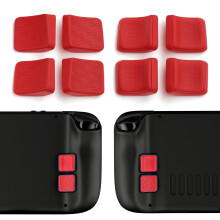 playvital MIX Version Back Button Enhancement Set for Steam Deck LCD, Grip Improvement Button Protection Kit for Steam Deck OLED - Streamlined & Stud