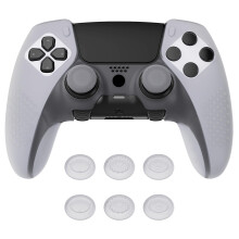 PlayVital 3D Studded Edition Anti-Slip Silicone Cover Case for ps5 Edge Controller, Soft Rubber Protector Skin for ps5 Edge Wireless Controller with