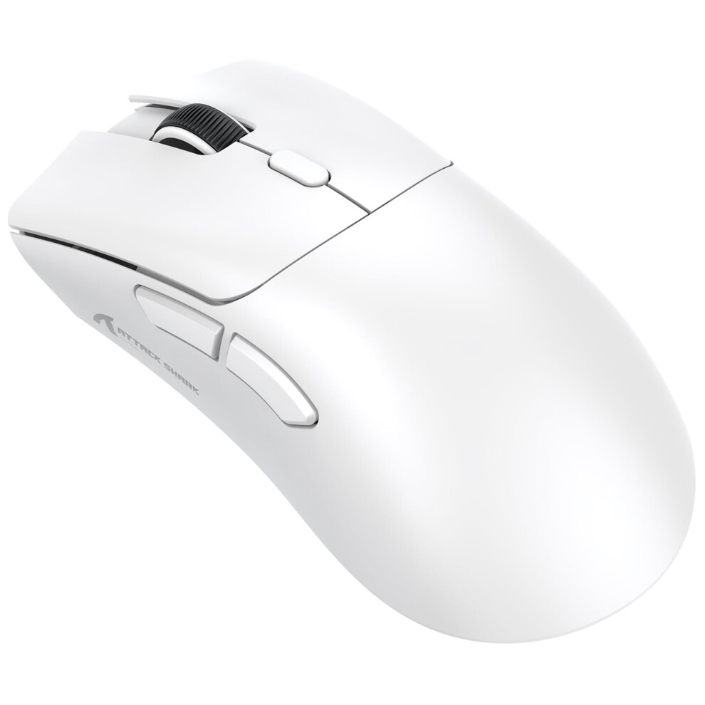 Attack Shark R1 59G Superlight Mouse, Pixart Paw3311 Gaming Sensor, Bt/2.4G Wireless/Wired Gaming Mouse, 6 Adjustable Dpi Up To 18000, 65 Hrs Battery 5005957750287