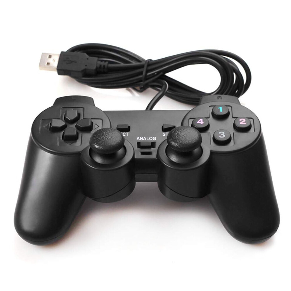 Usb Wired Game Controller For Windows Pc/Raspberry Pi Gamepad Remote Controller Dual Vibration Gaming Joystick Joypad For Desktop Laptop Computer(Win 5007531780147